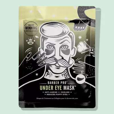 Barber Pro Under Eye Mask - kolagenowe płatki pod oczy z węglem aktywowanym i popiołem wulkanicznym (3 pary)