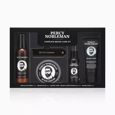 Percy Nobleman Complete Beard Care Kit - Kompletny zestaw prezentowy dla brodacza