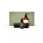 Beviro - Bergamia Wood Beard Care Kit - Zestaw do pielęgnacji brody (olejek, szampon oraz szczotka)